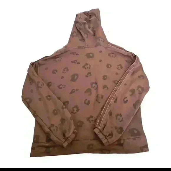 Splendid Womend Brown Leopard Print Corinna Hoodie XS - Picture 10 of 15
